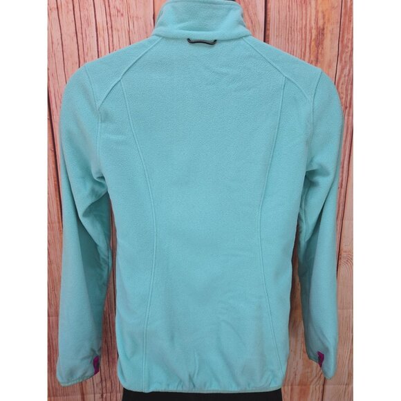The North Face Womens Full-Zip Fleece Jacket Small Teal - Picture 2 of 8